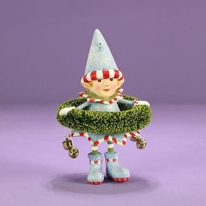 Patience Brewster Mini Dasher's Wreath Elf ornamnt